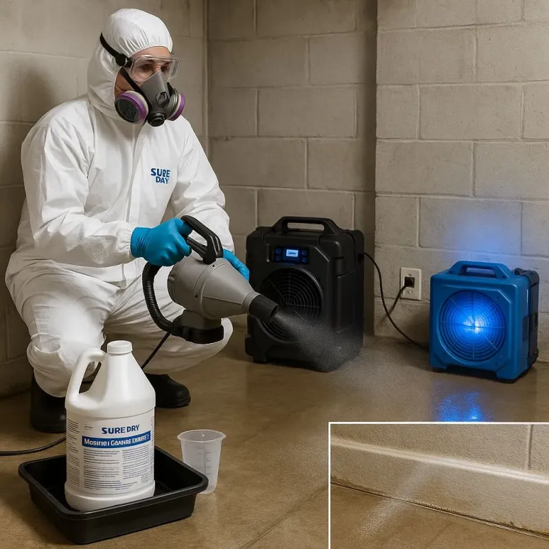Sanitization and Odor Removal process in Charlestown, RI
