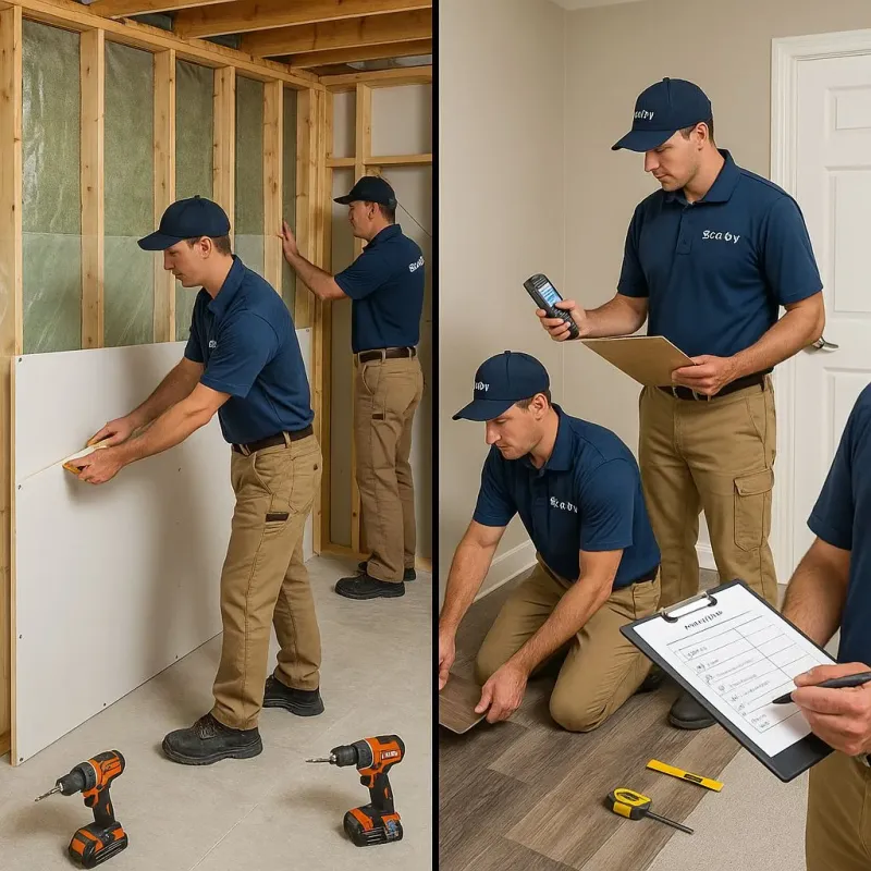 Repairs and Reconstruction process in Charlestown, RI